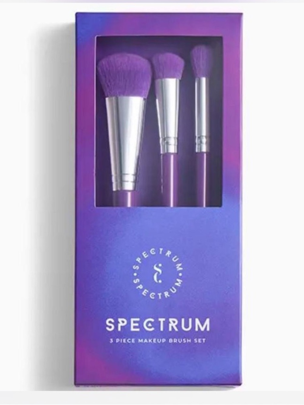Spectrum 3-Piece Makeup Brush Set -